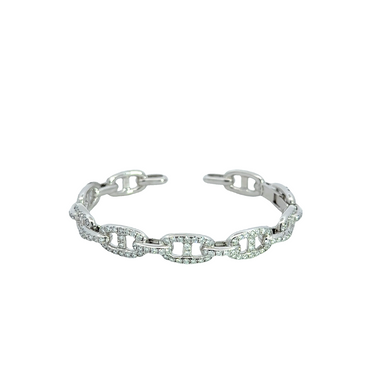 Armreif "Damaso" Weißgold