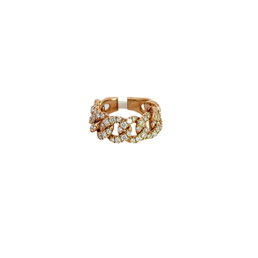 Ring "Cuban Link" Rose Gold