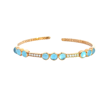 Armreif "Topaz" Rose Gold