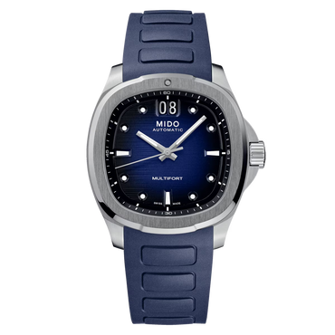 MULTIFORT TV BIG DATE BLUE RUBBER