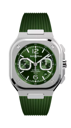BR 05 CHRONO GREEN RUBBER BR 05 CHRONO GREEN RUBBER