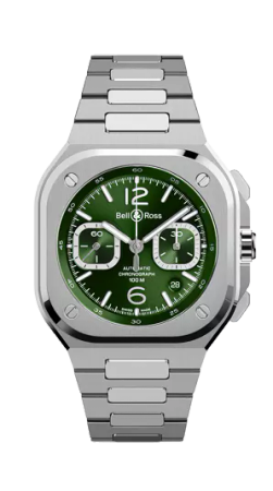 BR 05 CHRONO GREEN STEEL BR 05 CHRONO GREEN STEEL