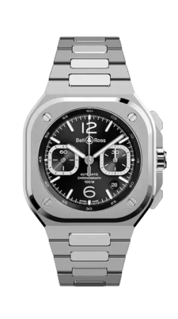 BR 05 CHRONO BLACK STEEL BR 05 CHRONO BLACK STEEL