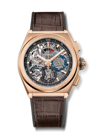 DEFY 21 ROSE GOLD LEATHER