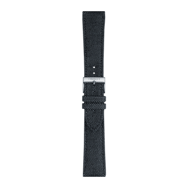 ORIGINAL TISSOT TEXTILARMBAND BLAU BANDANSTOSS 22 MM