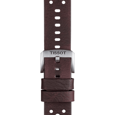 ORIGINAL TISSOT LEDERARMBAND BRAUN BANDANSTOSS 22 MM