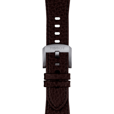 ORIGINAL TISSOT LEDERARMBAND BRAUN FÜR PRX-MODELLE MIT 42 MM DURCHMESSER
