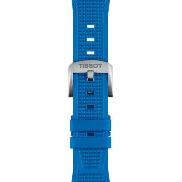 ORIGINAL TISSOT KAUTSCHUKARMBAND BLAU FÜR PRX-MODELLE MIT 40 MM DURCHMESSER