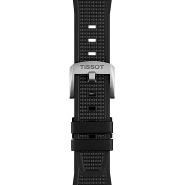 ORIGINAL TISSOT KAUTSCHUKARMBAND SCHWARZ FÜR PRX-MODELLE MIT 40 MM 