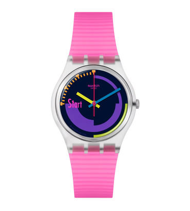 SWATCH NEON PINK PODIUM SWATCH NEON PINK PODIUM