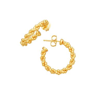 kleine kreolen in zopfoptik