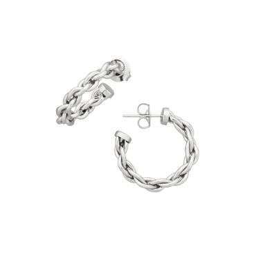 kleine kreolen mit kette