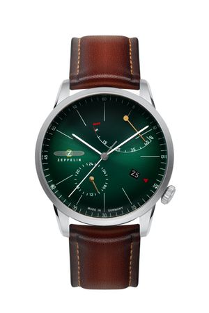 Zeppelin Herrenuhr Automatik mit Gangreserveanzeige und Lederarmband Zeppelin Herrenuhr Automatik mit Gangreserveanzeige und Lederarmband