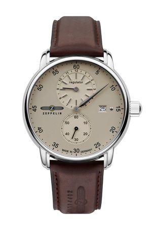 Zeppelin Herrenuhr Automatik Regulator und Lederarmband Zeppelin Herrenuhr Automatik Regulator und Lederarmband