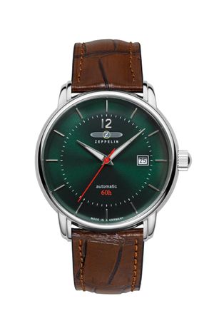 Zeppelin Herrenuhr Automatik mit 60h Gangreserve und Lederarmband Zeppelin Herrenuhr Automatik mit 60h Gangreserve und Lederarmband