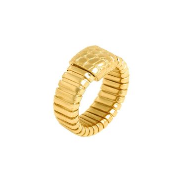 Croco Tubogas Gold Ring