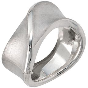 Breiter Ring Silberring aus 925 Silber Echtsilber Fingerschmuck Damen