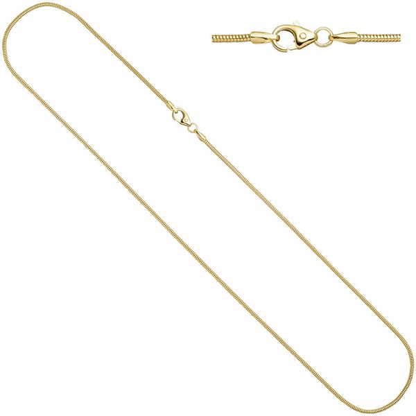 Schlangenkette 1.4mm 333 Gold 42cm