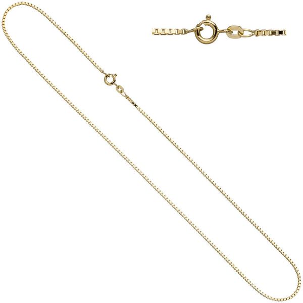 1,5mm Venezianerkette 333 Gelbgold 42 cm