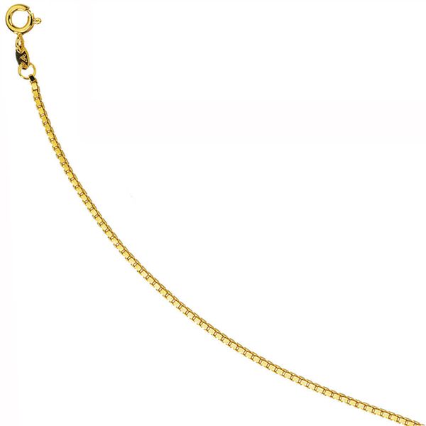 1,5mm Venezianerkette 585 Gelbgold 45 cm