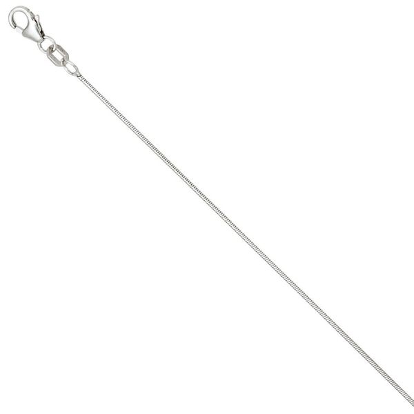 1,0mm Schlangenkette 925 Silber rund 42 cm