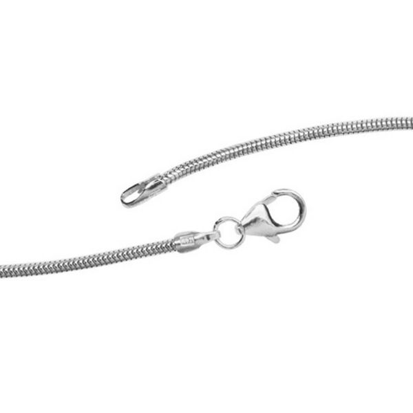 1,0mm Schlangenkette 925 Silber rund 42 cm