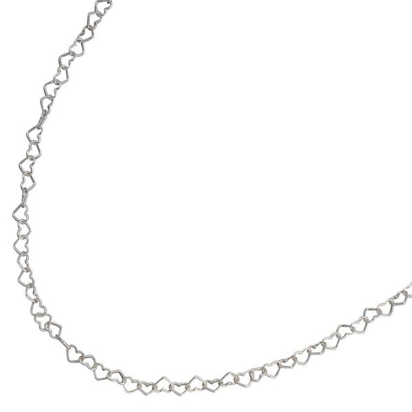 Collier Herzen 925 Sterlingsilber 35 cm