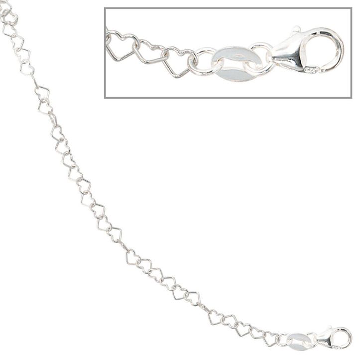 Armband Herzen 925 Sterlingsilber 14.5cm