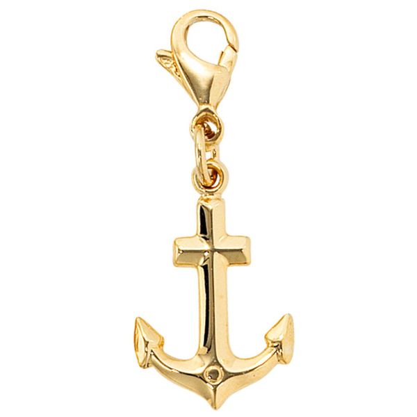 Charm Anker aus 333 Gelbgold