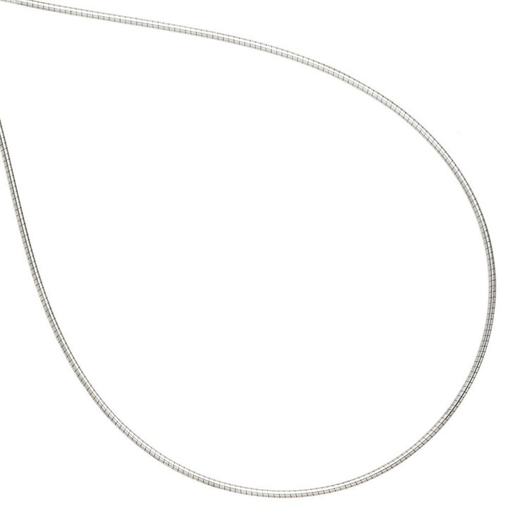 1,2mm Halsreif Collier 925 Silber rund 42cm