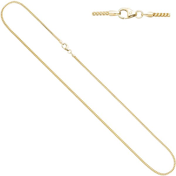 1,2mm Bingokette aus 585 Gelbgold Damen 42cm