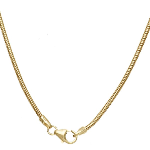 1,6mm Schlangenkette 333 Gelbgold 45cm