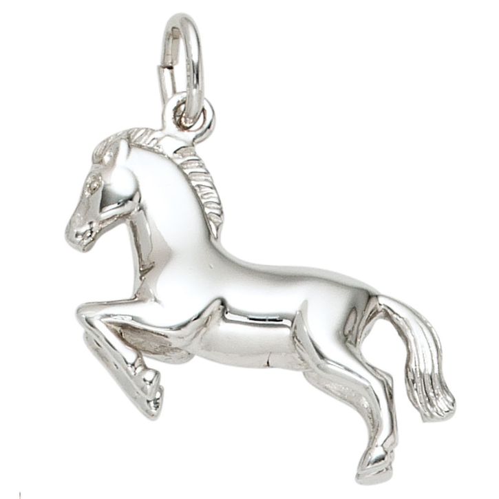 Anhänger Pferd aus 925 Silber Sterlingsilber