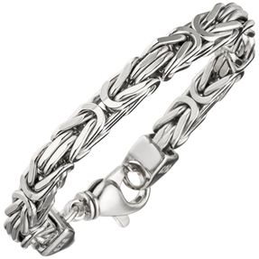 7mm Königsarmband Armband Armschmuck aus 925 Silber 23cm Unisex