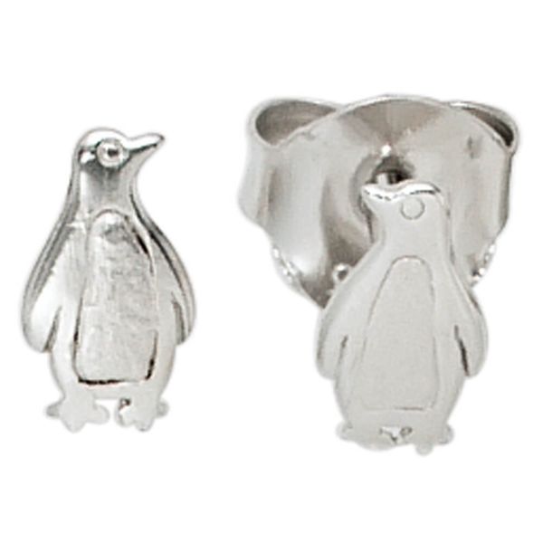 Ohrstecker Pinguin 925 Silber