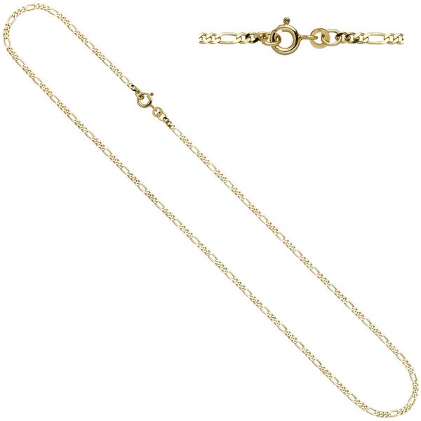 2,3mm Figarokette aus 333 Gelbgold 45cm