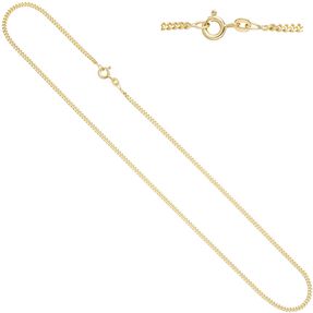 2,1mm Panzerkette Halskette Collier Goldkette aus 333 Gelbgold Halsschmuck 60cm