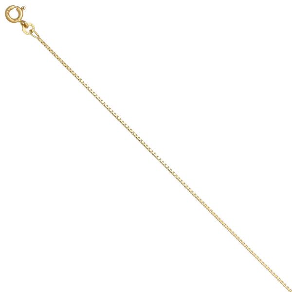 1,0mm Venezianerkette aus 333 Gelbgold 42cm