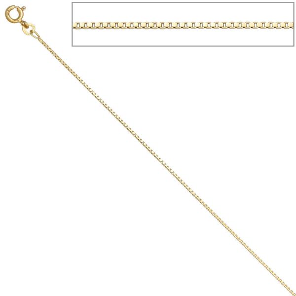 1,0mm Venezianerkette aus 333 Gelbgold 42cm