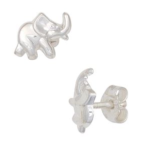 Paar Ohrstecker Stecker Elefant Elefantchen 925 Silber Kinder Silberohrstecker