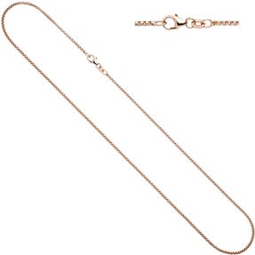 1,5mm Venezianerkette Halskette Collier 925 Silber rotvergoldet 45cm Damen