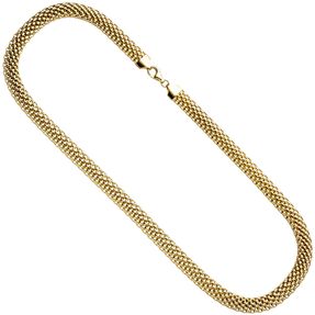 8mm Himbeer-Kette Collier aus 925 Silber vergoldet Halskette Halsschmuck 45cm
