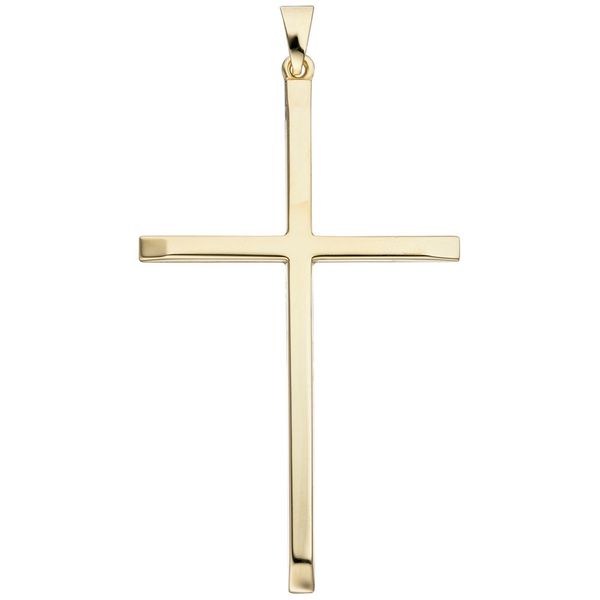 Anhänger Kreuz 50,8x30,1mm 333 Gelbgold