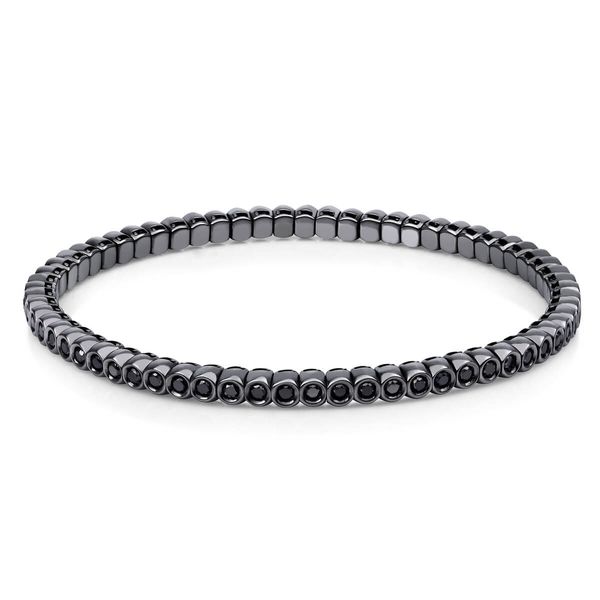 Armband 750 WG 65 Brillanten 1.49 ct schwarz