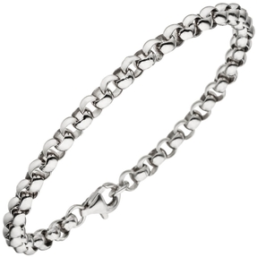 4,5mm Erbsarmband Armband Armkette Silberarmband aus 925 Silber 21cm