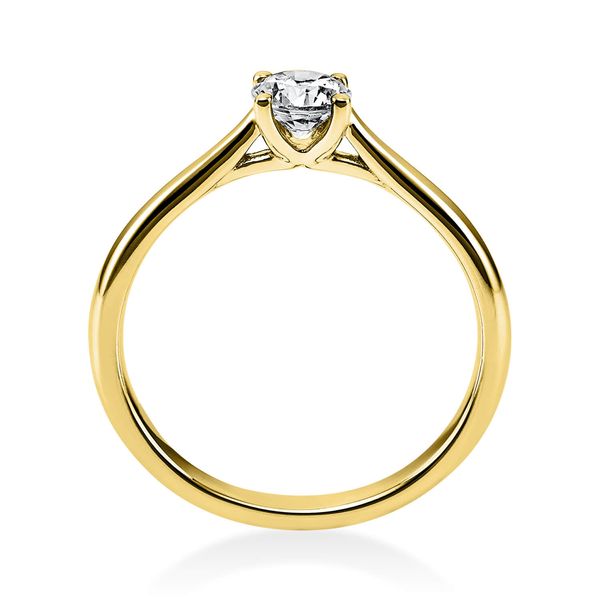 Solitär Ring aus 750 Gelbgold mit Brillant 0.40 Ct