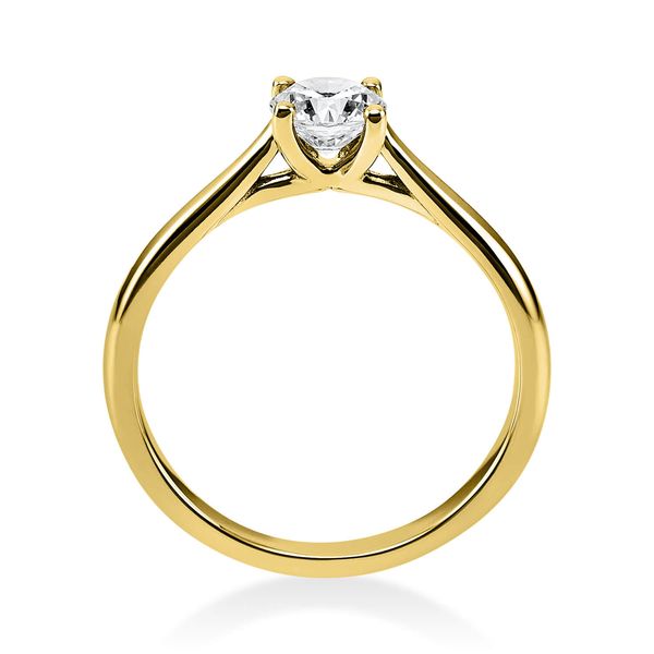 Solitär Ring aus 585 Gelbgold mit Brillant 0.50 Ct