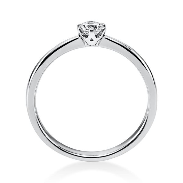 Solitär Ring aus 950 Platin mit Brillant 0.20 Ct