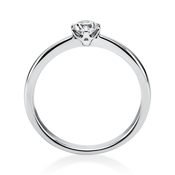 Solitär Ring aus 950 Platin mit Brillant 0.25 Ct