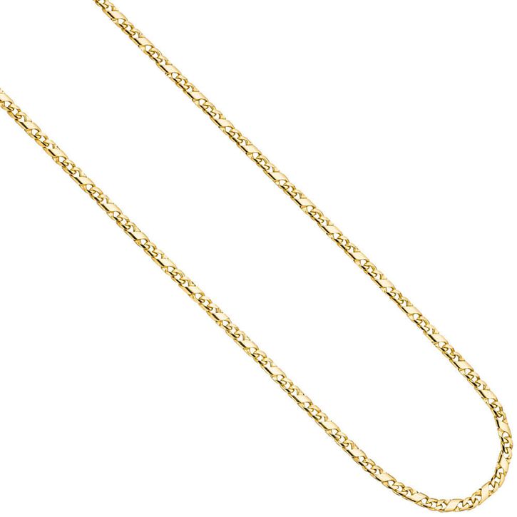 3,2mm Rockwell Kette 333 Gelbgold 45cm